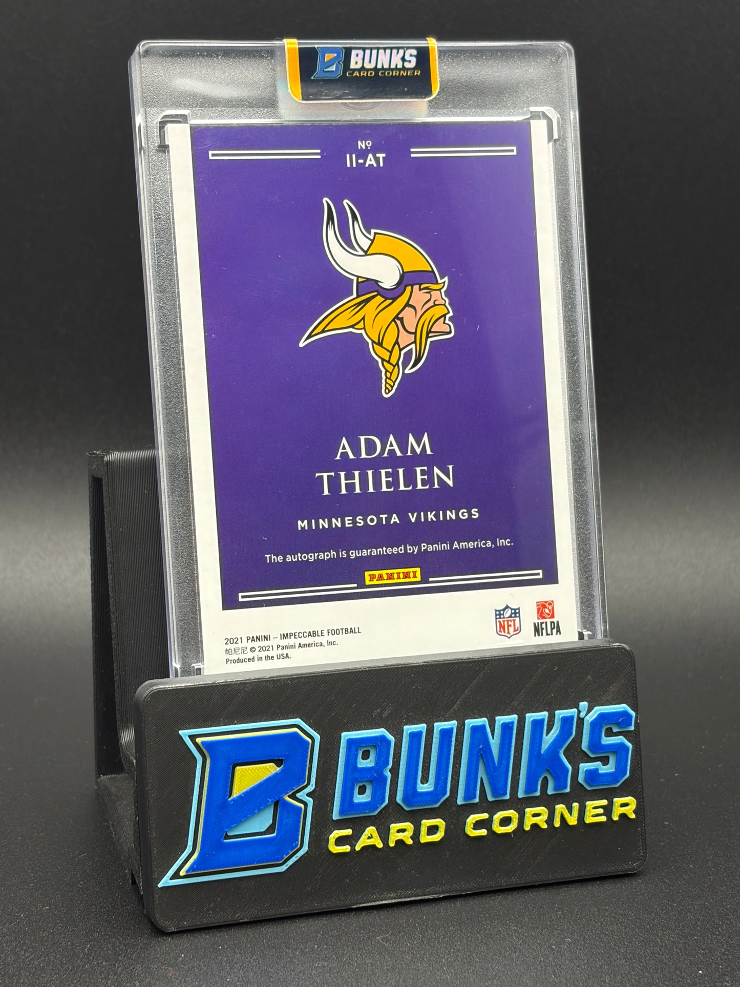 2021 Adam Thielen Impeccable Auto Indelible 11/25