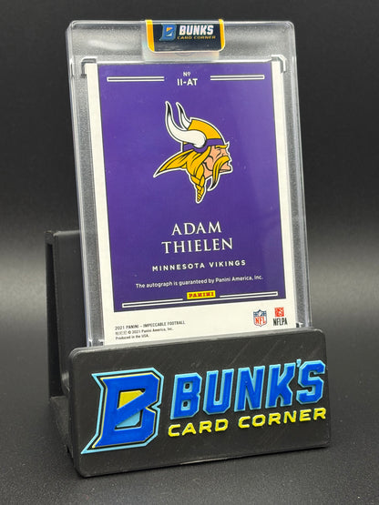 2021 Adam Thielen Impeccable Auto Indelible 11/25