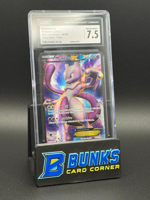 Mewtwo EX Ultra Rare Holo CGC 7.5