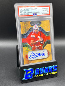 2022 CJ Stroud Sparkles Gold Auto. PSA 10