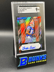 2024 Andre Reed Auto. Red 1/10 SGC 9