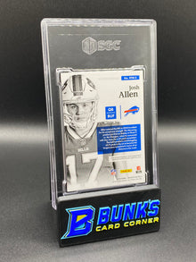 2018 Josh Allen Rookie Triple Memorabilia RC Player Worn SGC 9.5