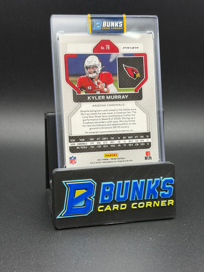 2021 Kyler Murray Prizm Silver Auto