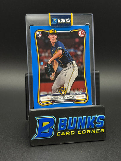 2026 Jacob Misiorowski Blue Bowman RC 43/150