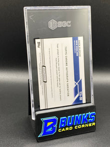 2023 Drew Bledsoe Chrome Auto. Orange Geometric Ref. 11/25 SGC 10/9