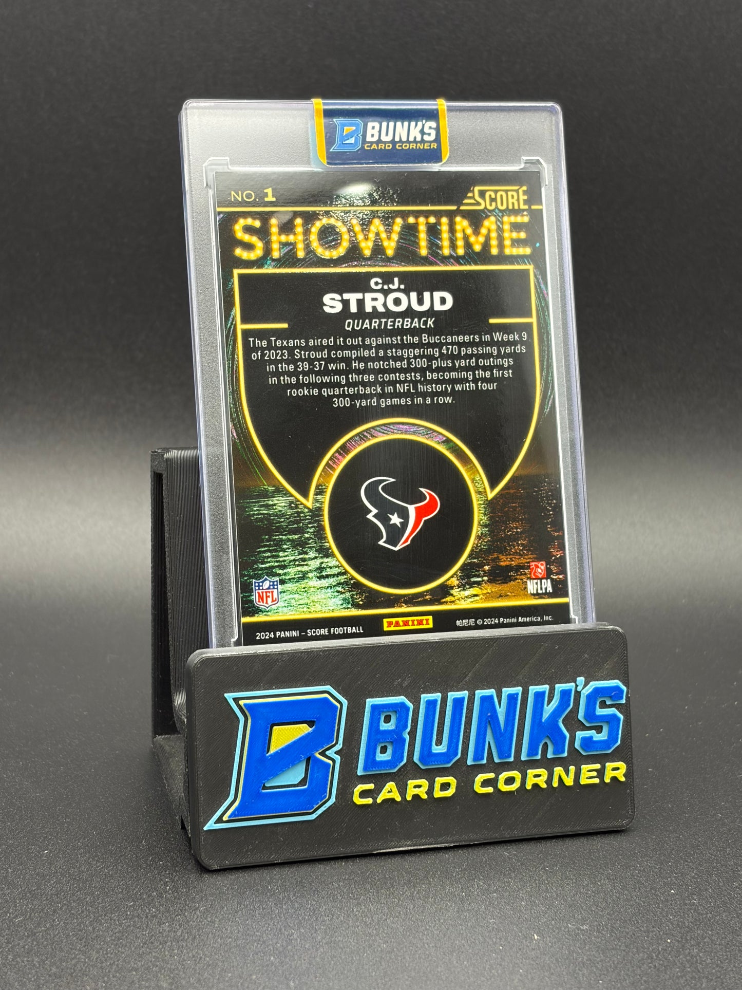 2024 CJ Stroud Showtime Score Panini