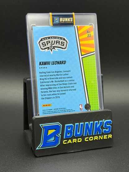 2024-25 Kawhi Leonard Origins Stories Comic 12/25