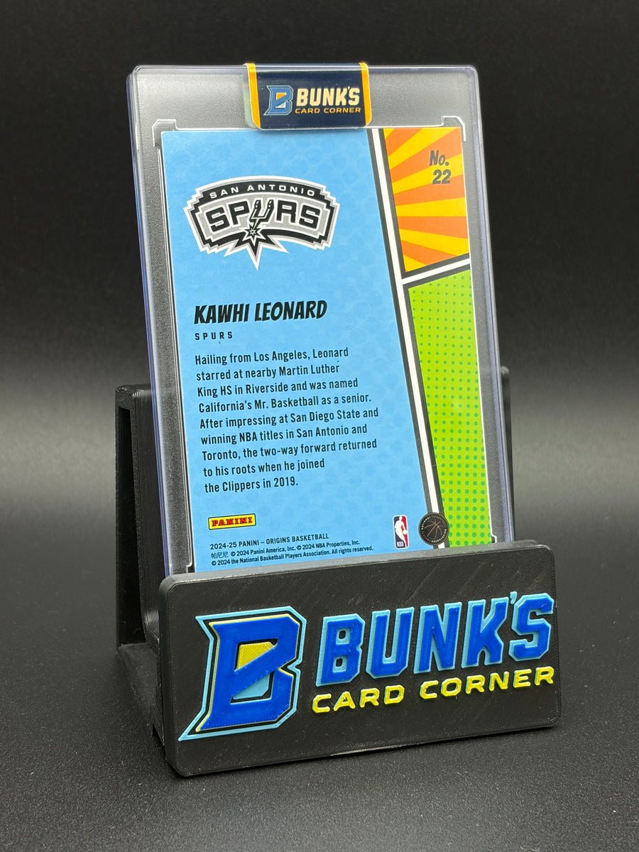 2024-25 Kawhi Leonard Origins Stories Comic 12/25