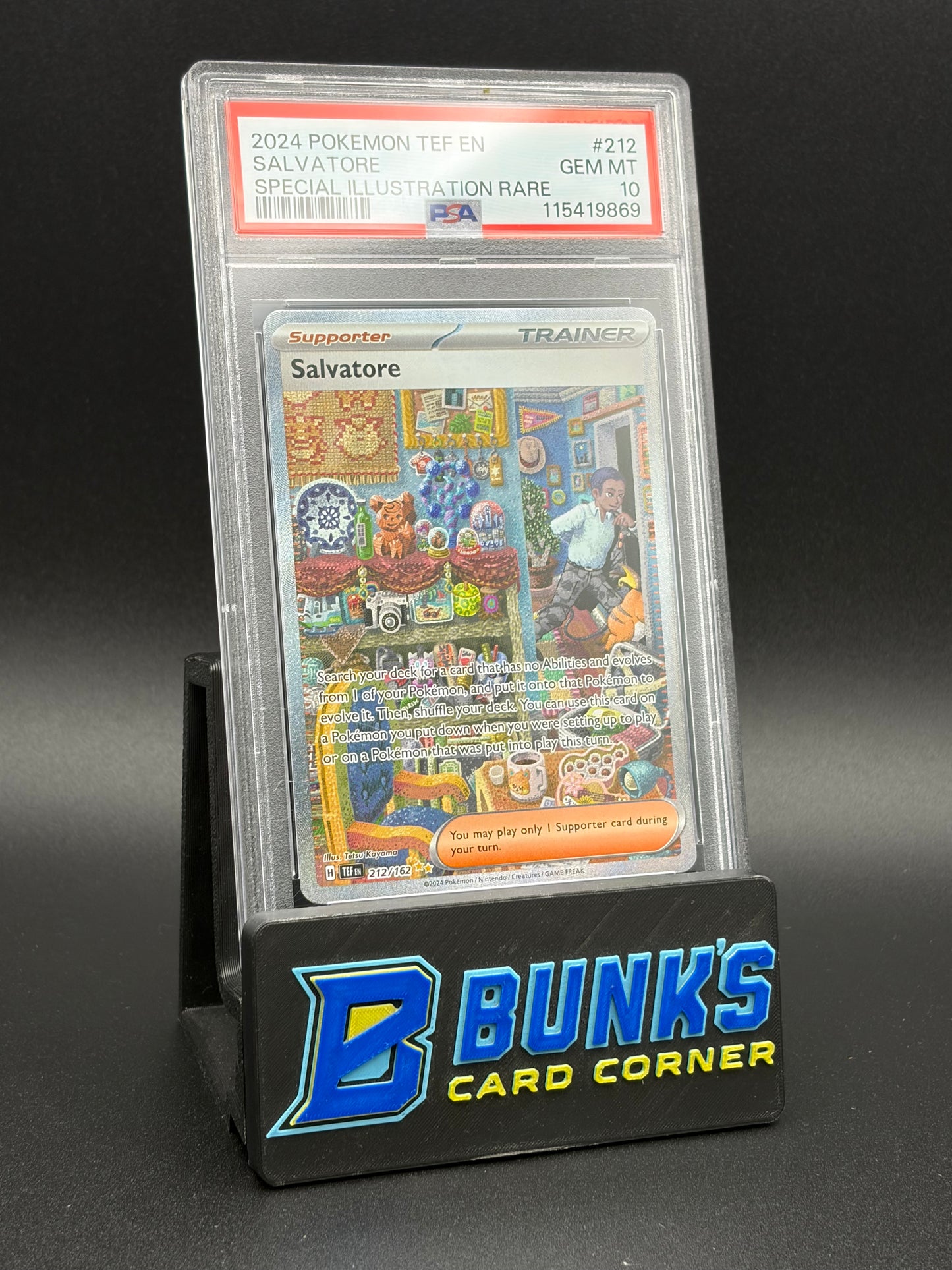 Salvatore Special Illustration Rare PSA 10