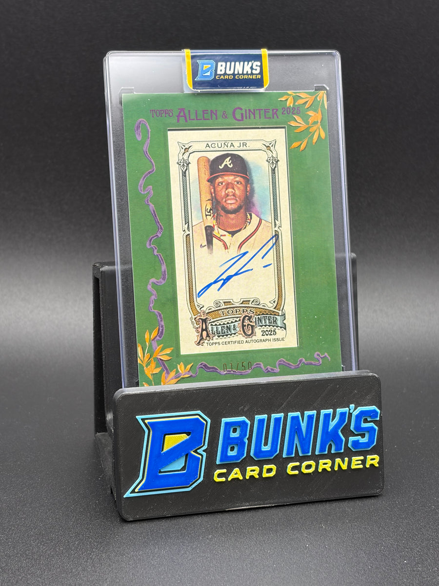 2025 Ronald Acuna Jr Topps Allen & Ginter Auto 1/50