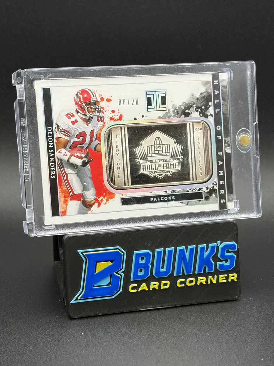 2020 Deion Sanders Impeccable Silver Bar HOF 8/20