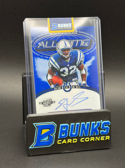 2024 Edgerrin James Contenders Optic Auto HOF All Time 16/50