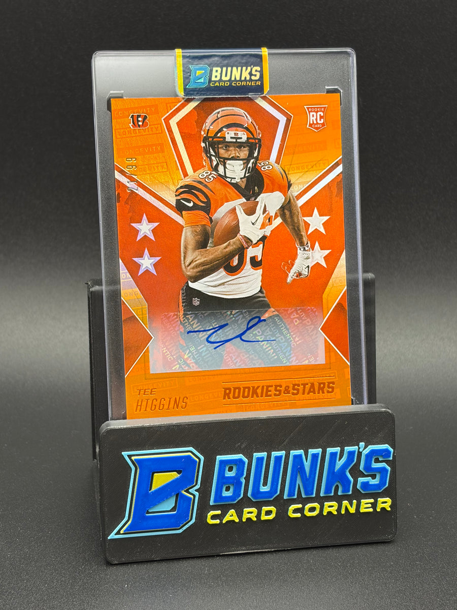 2020 Tee Higgins Rookies & Stars Panini Orange RC 21/99