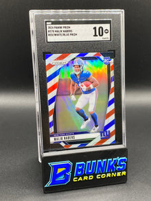 2024 Malik Nabers Red/White/Blue Prizm SGC 10
