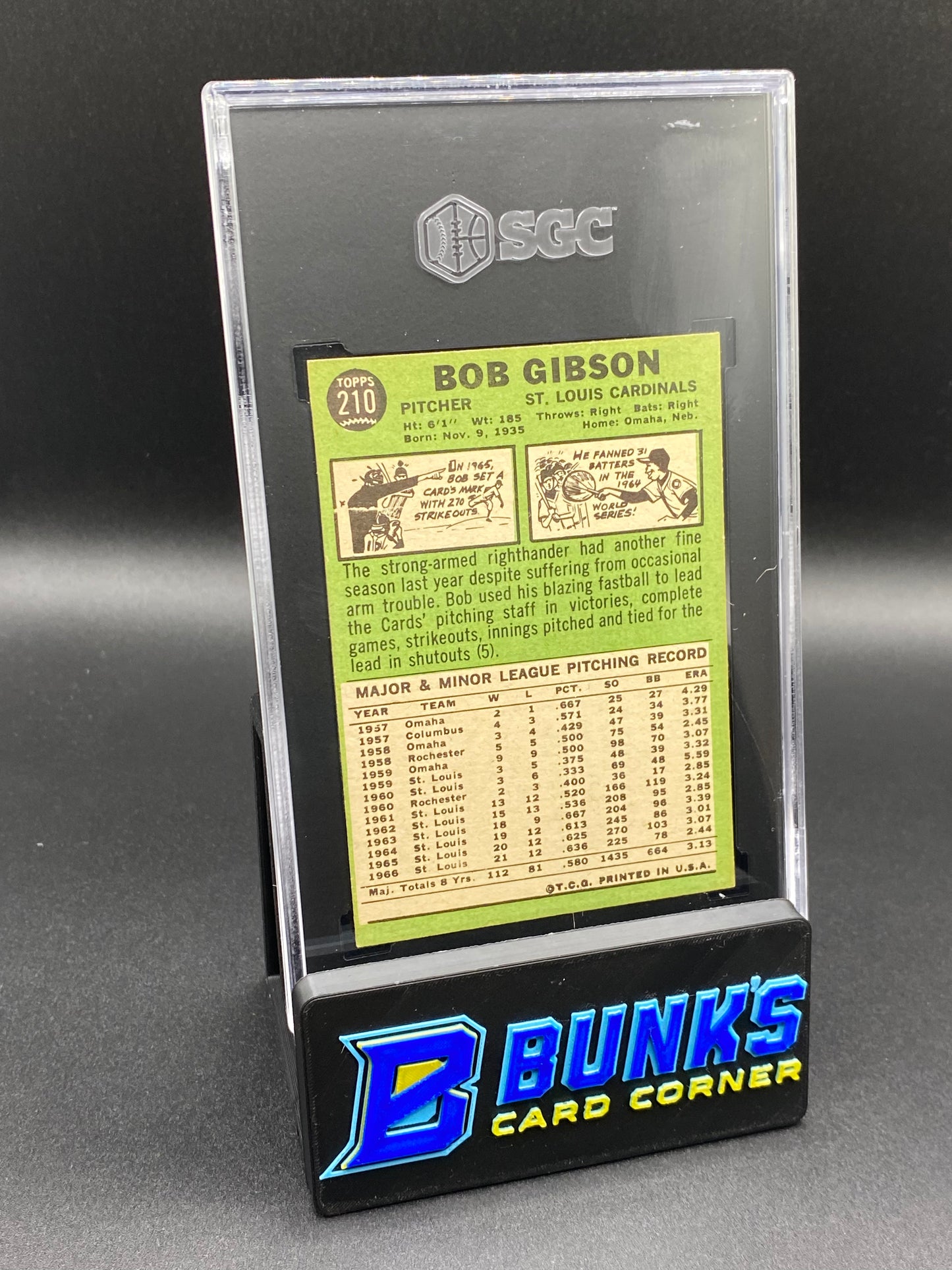 1967 Bob Gibson SGC 7