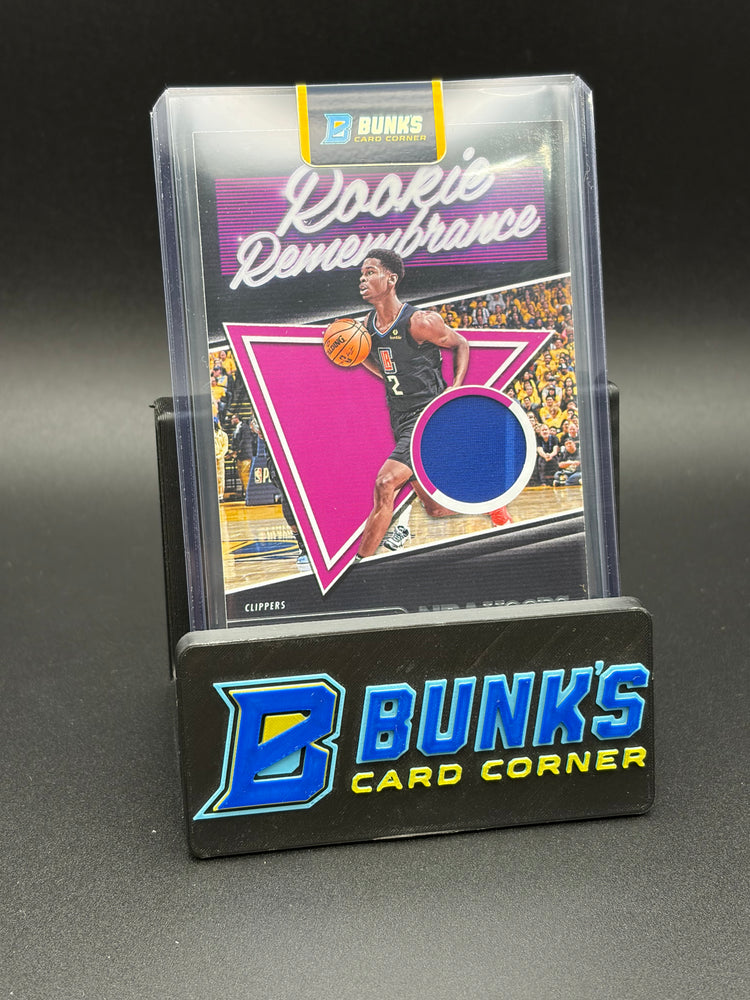 2021-22 Shai Gilgeous Alexander Rookie Remembrance Patch RC