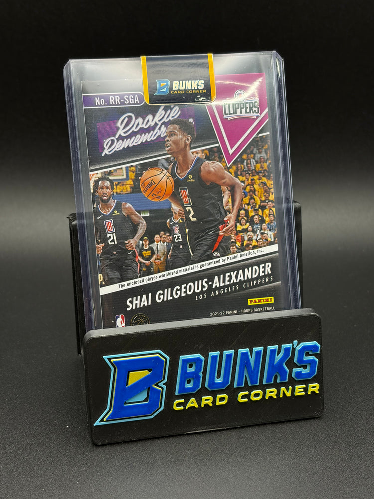 2021-22 Shai Gilgeous Alexander Rookie Remembrance Patch RC