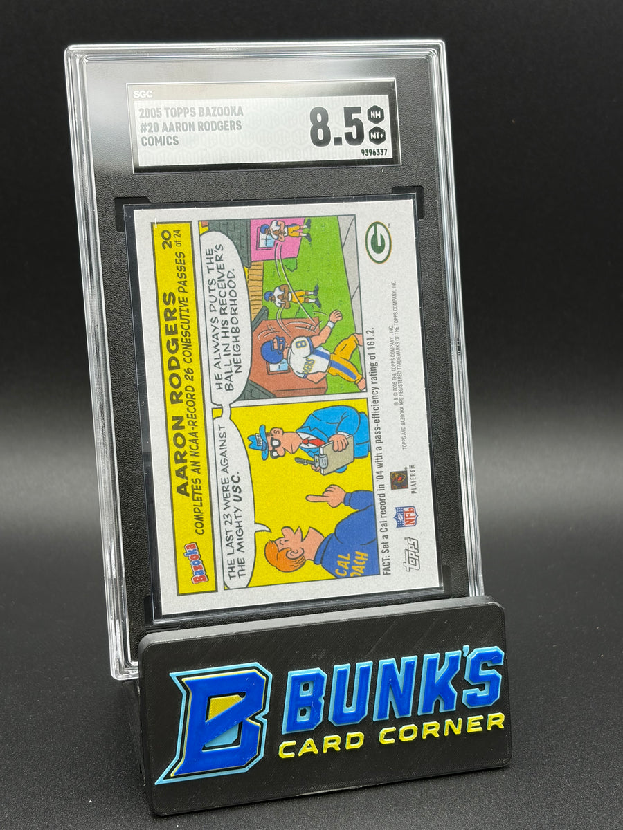 2005 Aaron Rodgers Comic Topps Bazooka SGC 8.5