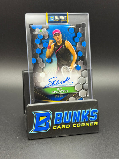 2024 Iga Swiatek Graphite Signature 49/50
