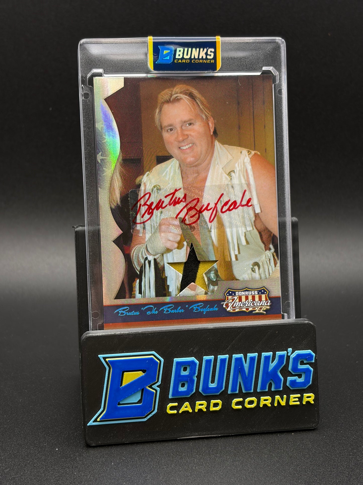 2008 Brutus "The Barber" Beefcake Patch Auto 38/250