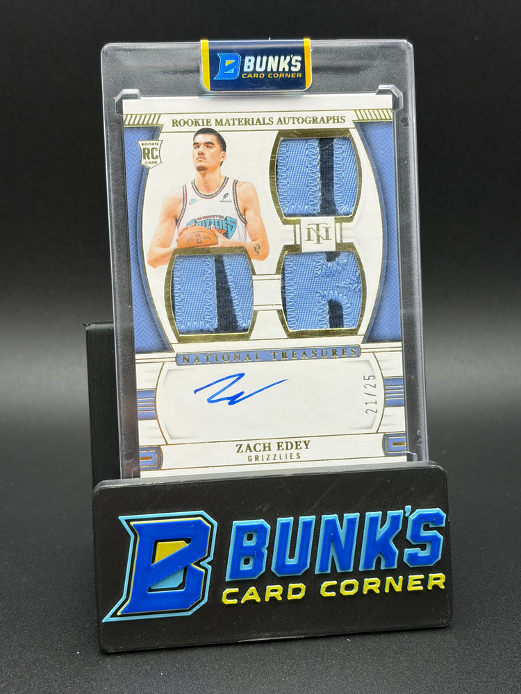 2024-25 Zack Edey Rookie Materials Auto 12/25 RC