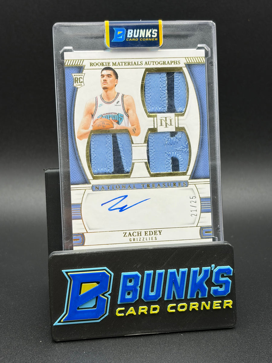 2024-25 Zack Edey Rookie Materials Auto 12/25 RC