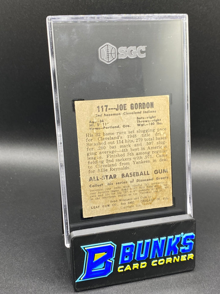 1948-49 Joe Gordon SGC 3 (Box NY9)