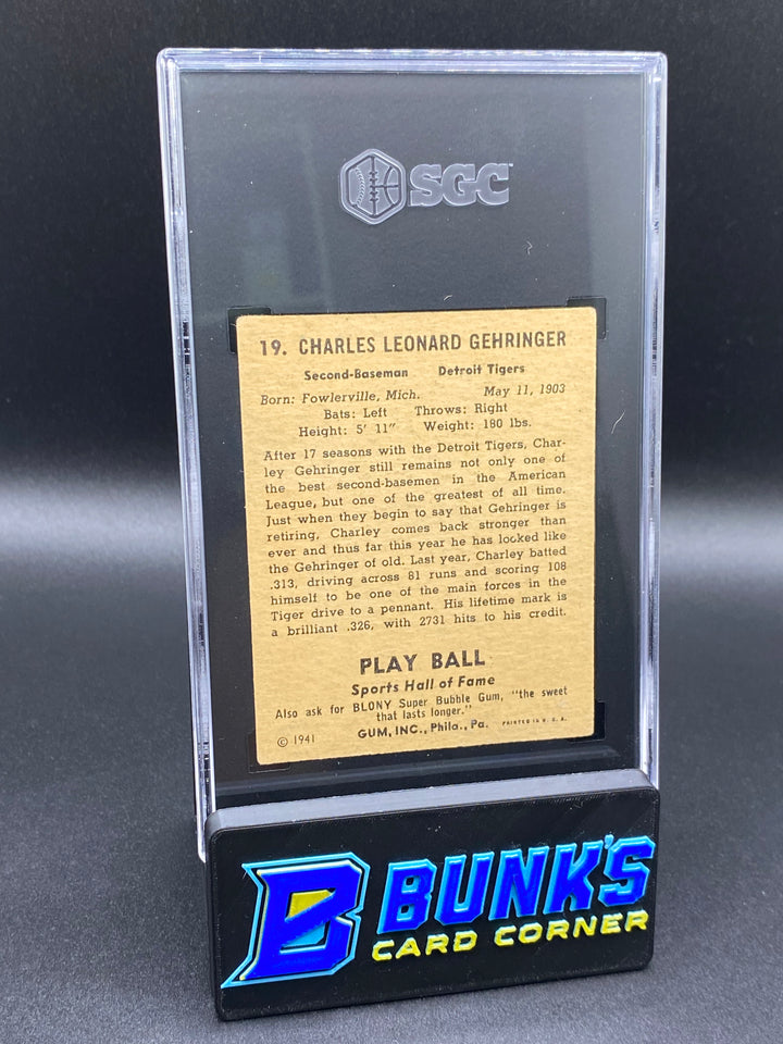 1941 Charley Gehringer SGC 2