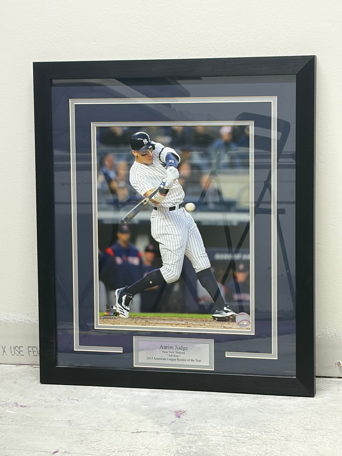 Aaron Judge "All Rise" 2017 American League Rookie of the Year Frame 19x22