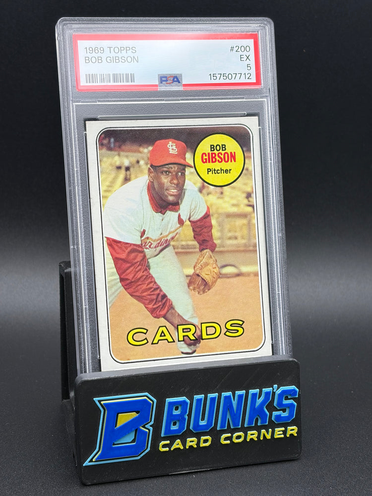1969 Bob Gibson Topps PSA 5 HOF