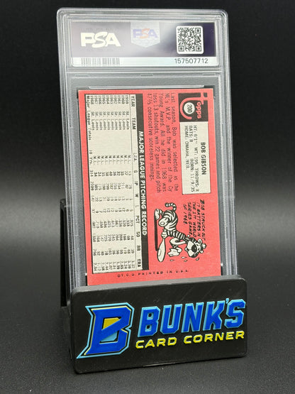 1969 Bob Gibson Topps PSA 5 HOF