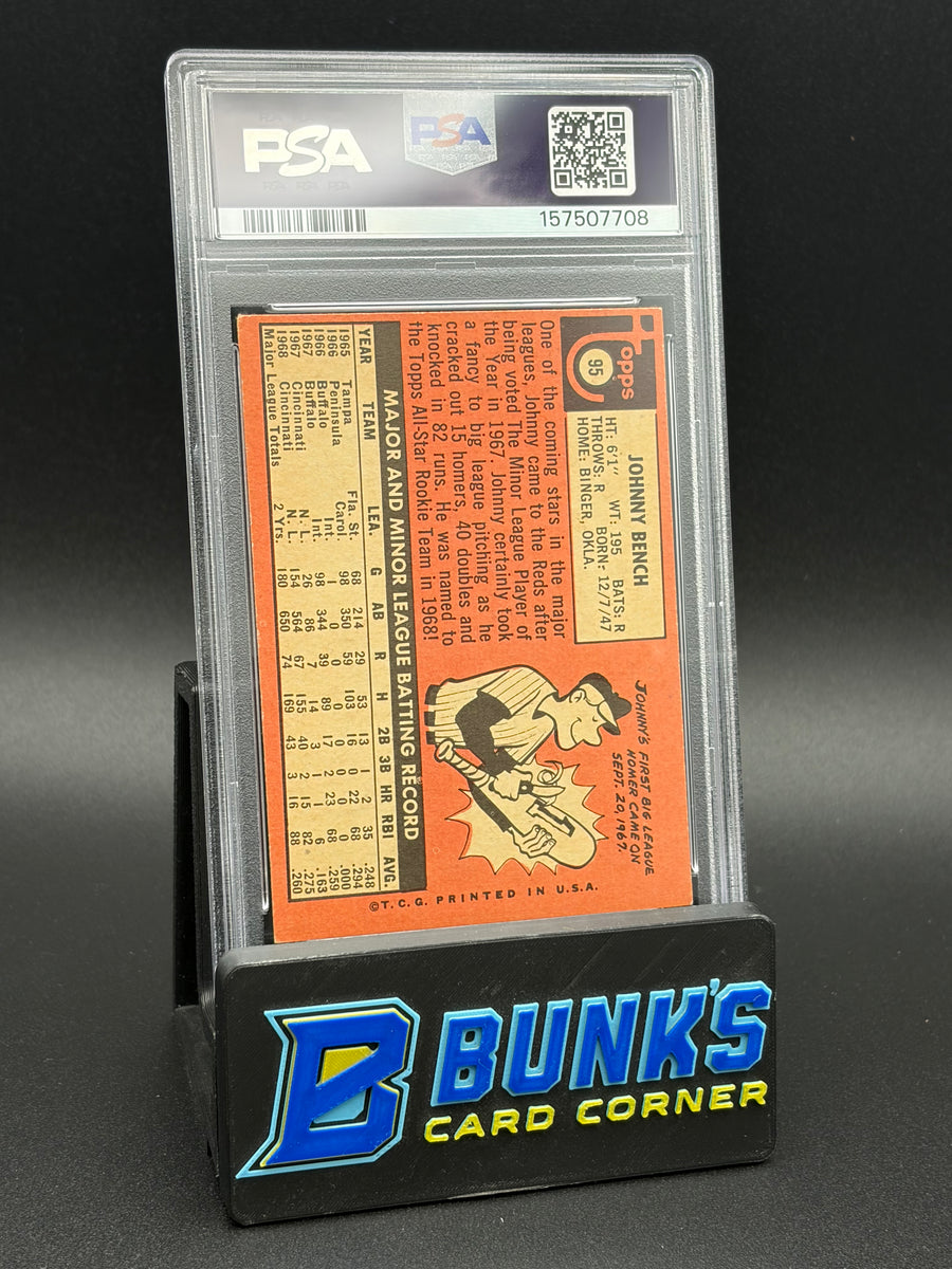 1969 Johnny Bench All Star Rookie PSA 4