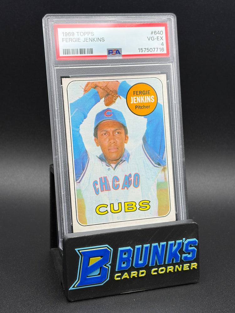 1969 Fergie Jenkins Topps PSA 4 HOF