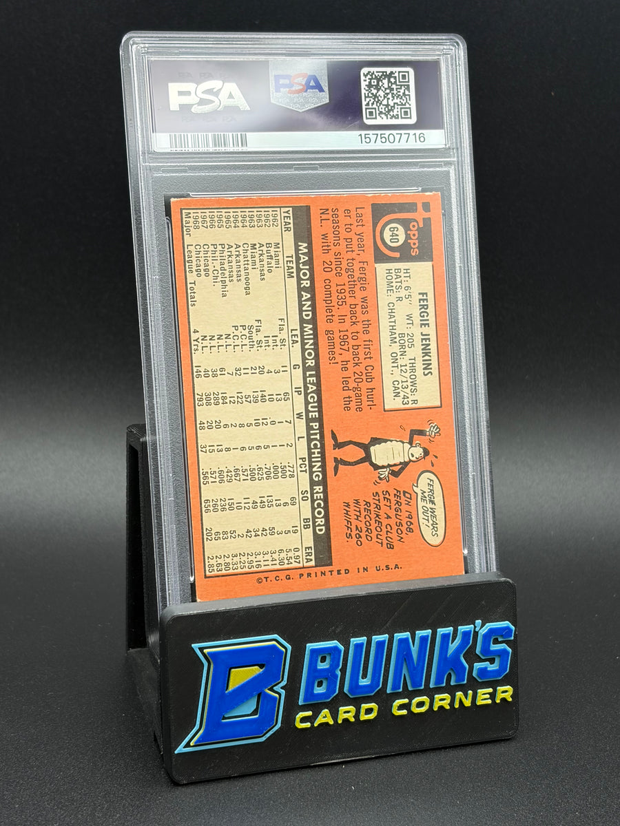 1969 Fergie Jenkins Topps PSA 4 HOF