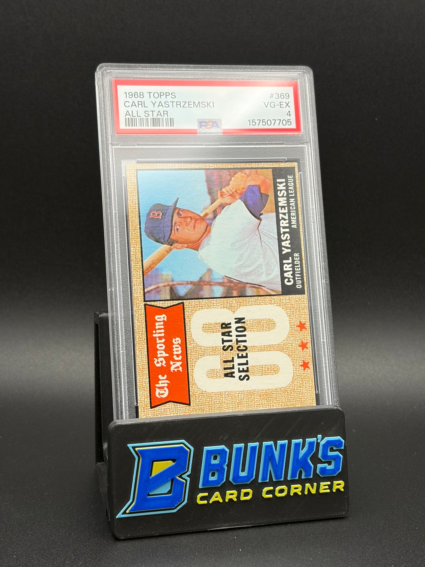 1968 Carl Yastrzemski All Star Topps PSA 4 HOF