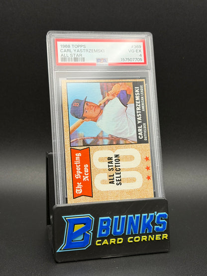 1968 Carl Yastrzemski All Star Topps PSA 4 HOF