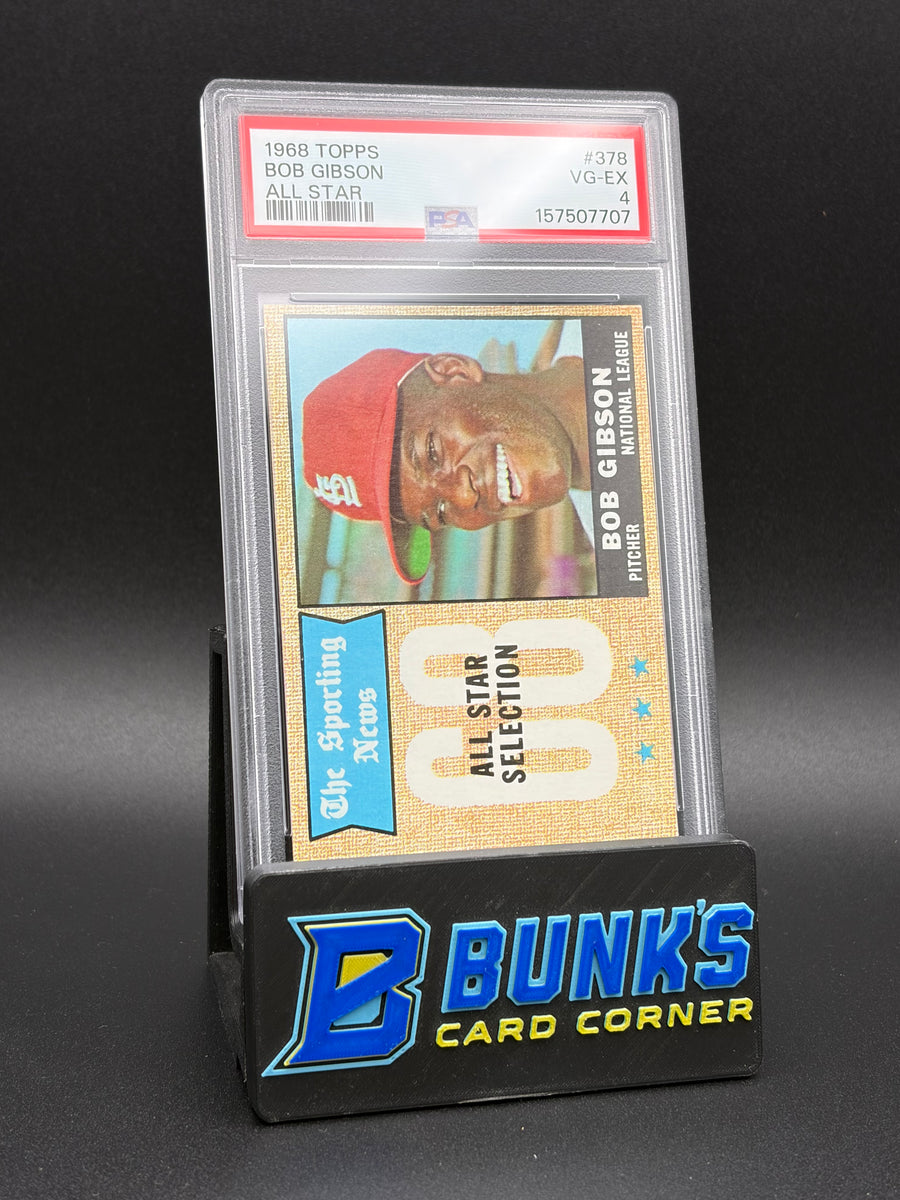 1968 Bob Gibson All Star Topps PSA 4 HOF