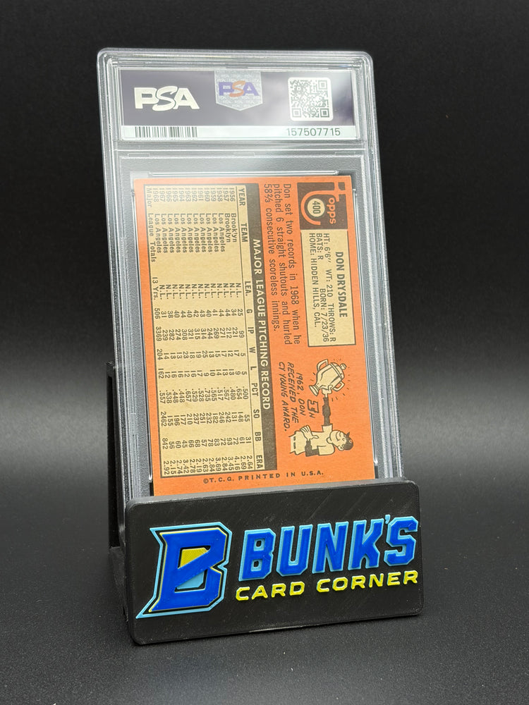 1969 Don Drysdale Topps PSA 4