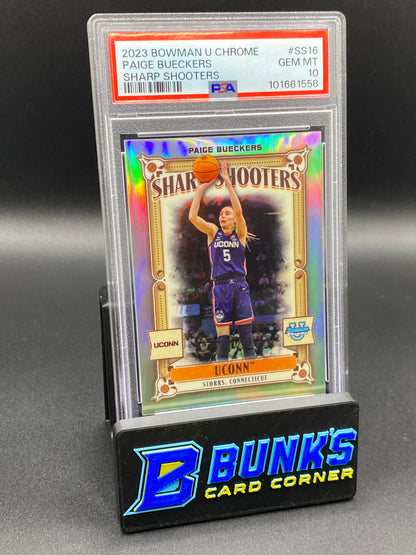 2023 Paige Bueckers Sharp Shooters PSA 10