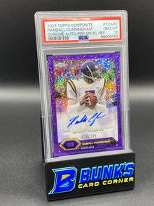 2023 Randall Cunningham Chrome Auto-PRP SPCKL REF. PSA 10