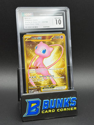 Mew ex Hyper Rare Holo CGC 10