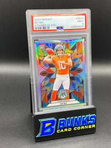 2024 Bo Nix Stained Glass PSA 9