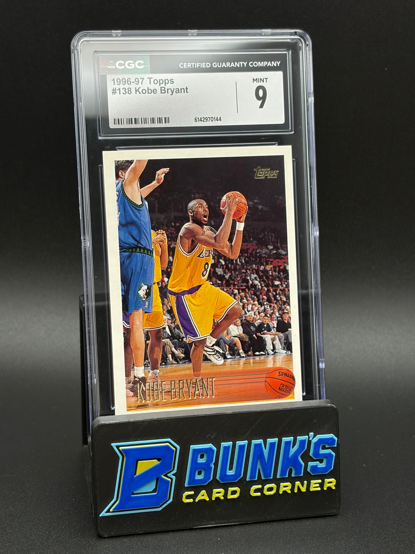 1996-97 Kobe Bryant Topps CGC 9 RC