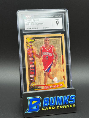 1996-97 Allen Iverson Youthquake Topps CGC 9 RC