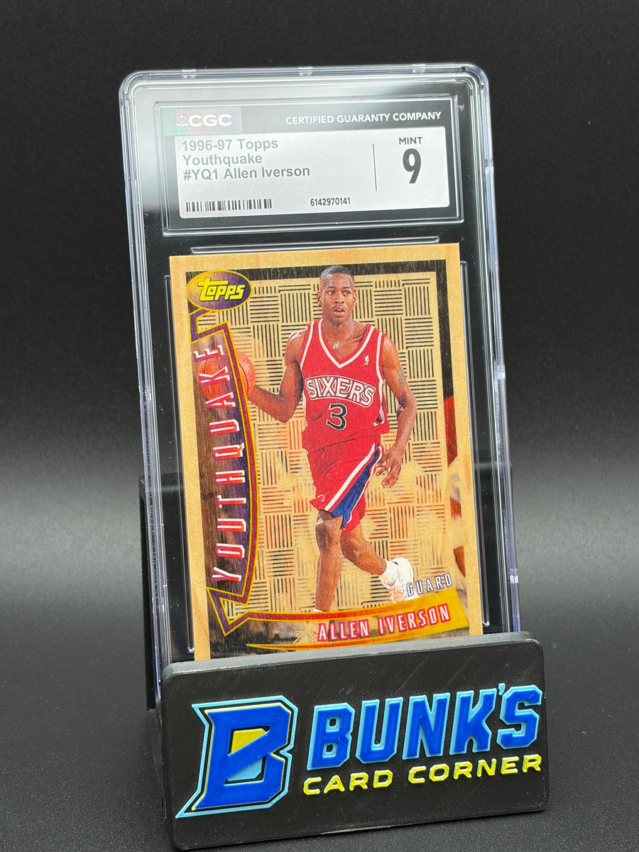 1996-97 Allen Iverson Youthquake Topps CGC 9 RC