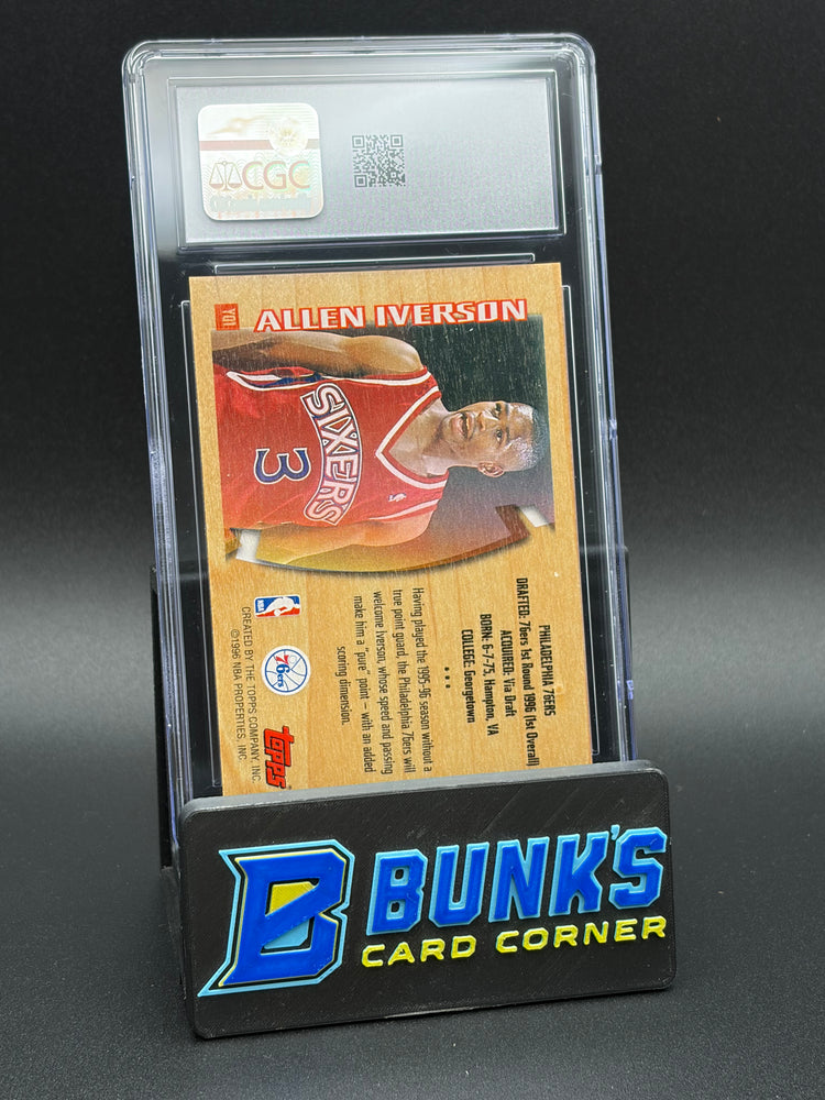 1996-97 Allen Iverson Youthquake Topps CGC 9 RC