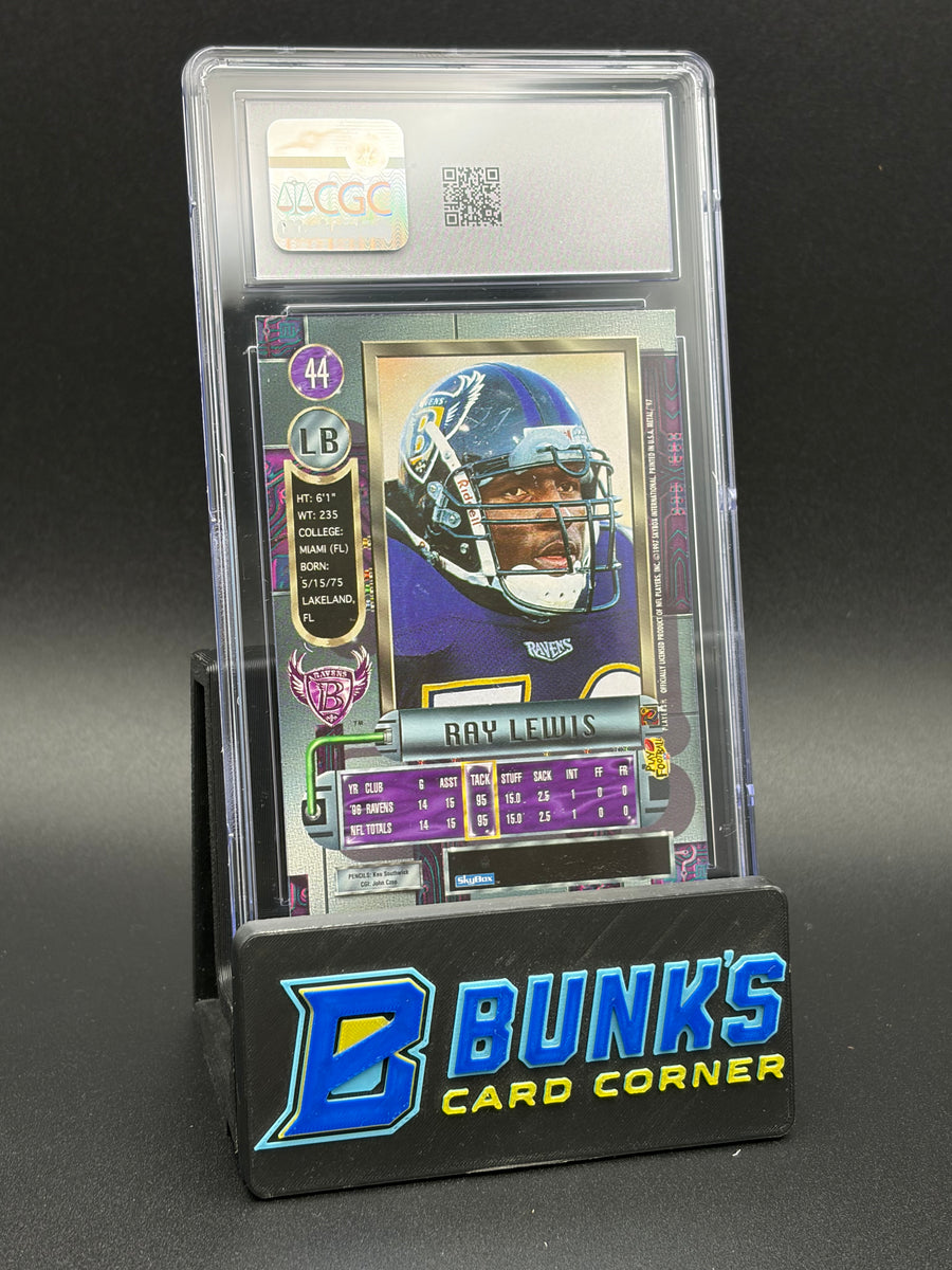1997 Ray Lewis Metal Universe CGC 9