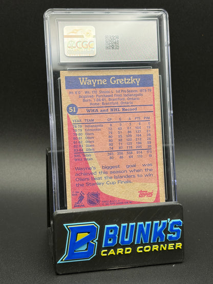 1984-85 Wayne Gretzky Topps CGC 8
