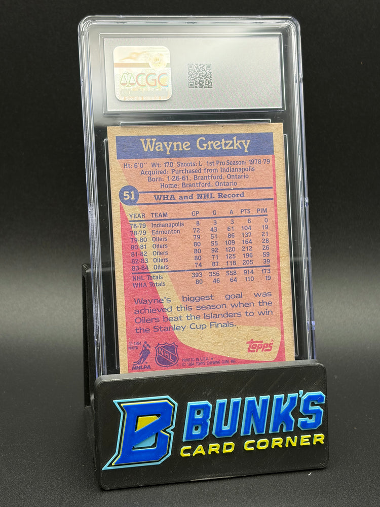1984-85 Wayne Gretzky Topps CGC 8