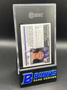 2024 Nathaniel Lowe '95 Fan Favorites Auto. Gold Foilboard 37/50 SGC 10/10